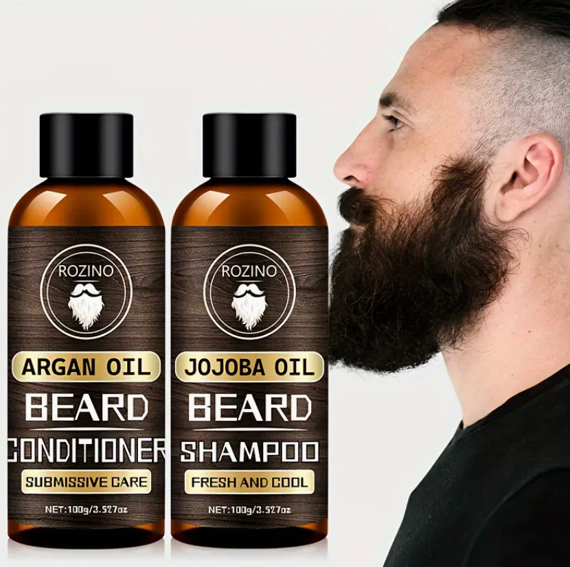 ROZINO Beard Shampoo and Conditioner